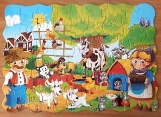 Lote 4 Puzles Infantiles 45 Piezas
