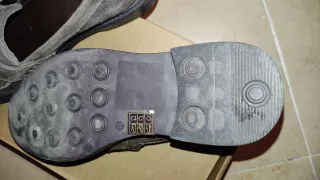 Mocasines de piel marrón Unit talla 40.