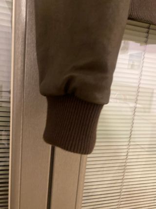 Giacca pelle uomo marrone