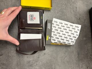 Monedero Lois Piel Marrón Nuevo