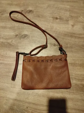 Bolso de mano marrón