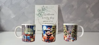 Taza Navidad Dragon Ball Personalizable