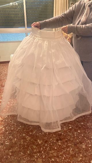 Cancán Fallera Blanco