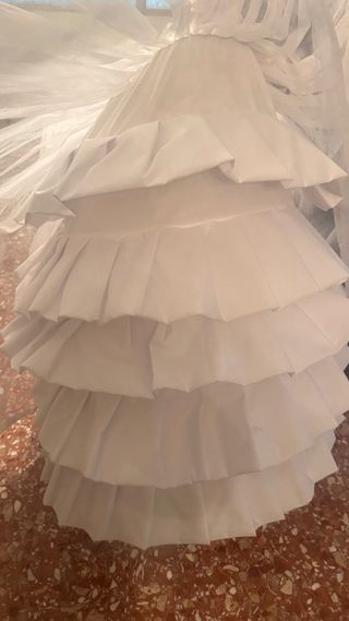 Cancán Fallera Blanco