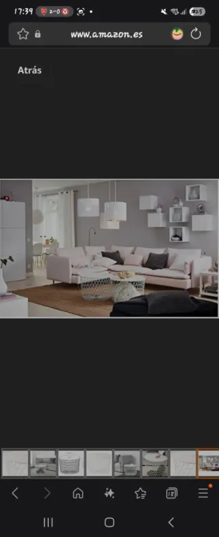 Mesa auxiliar redonda con almacenaje