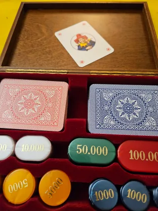 Set carte da gioco e fiches