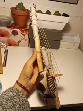 Kora africana decorativa. Instrumento étnico