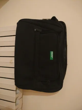 Borsa porta PC United Colors of Benetton Nera