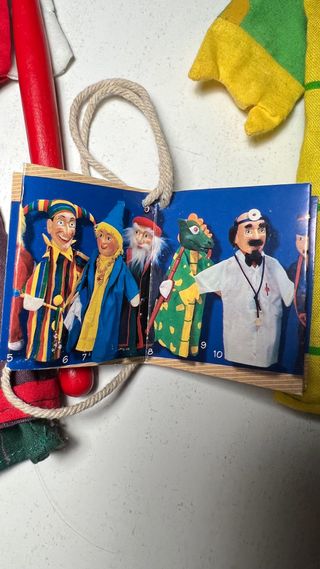 Par marionetas de mano Kasperle