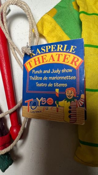 Par marionetas de mano Kasperle