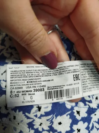 Mono Verano Mango Talla L