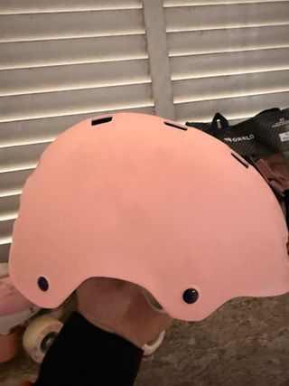 Patines rosas Oxelo talla 36 + casco y proteccione