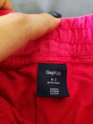 Calções Gap Rosa 6/7 anos