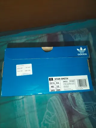 Adidas Stan Smith Azul Celeste Talla 46