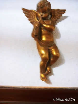 Escultura Ángeles músicos Músicales decora Navidad