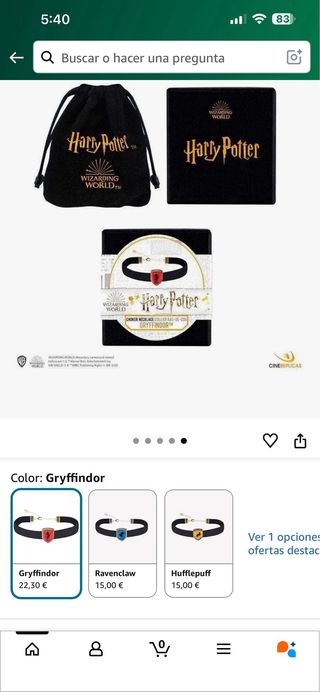 Cinereplicas Harry Potter - Gargantilla