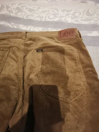 Pantalón Lee Marrón Corduroy W34 L30