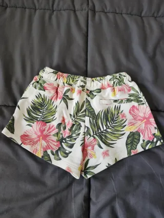Calções Zara Estampado Floral 7 anos