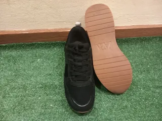 Zapatillas Zara Plataforma Mujer Negras
