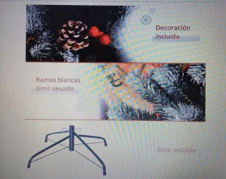 Árbol de Navidad 180 cm