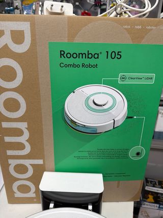Robot Aspirador y Friegasuelos Roomba 105 Combo