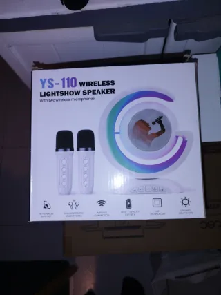 Altavoz Karaoke con 2 Micrófonos