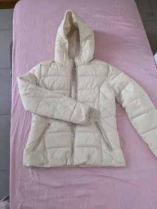 Plumífero Lefties beige talla XS