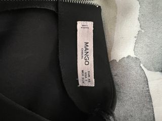 Vestido negro Mango