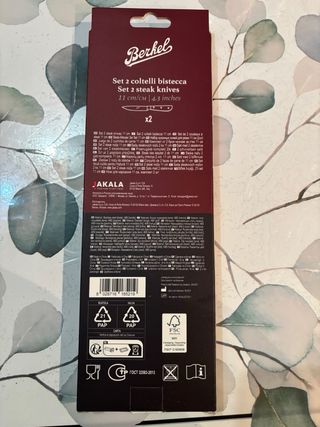 Set 2 Coltelli Bistecca Berkel