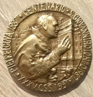Medaglia Padre Pio XXXV Anniversario