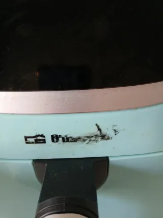 Freidora de aire azul