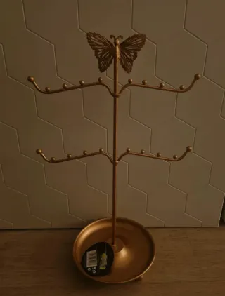 Organizador de Joyas Mariposa Dorado