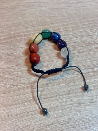Pulsera 7 Chakras Piedras Naturales Ajustable