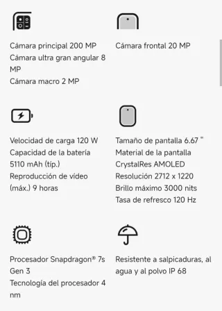 Xiaomi Redmi Note 14 Pro+ 12GB/512GB Nuevo