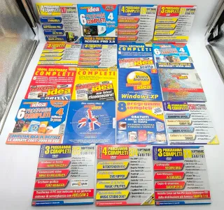 Mega Lotto Raccolta Collezione da 109 CD/DVD x Pc