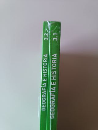 Libro SIN ESTRENAR Geografía e Historia 3 ESO