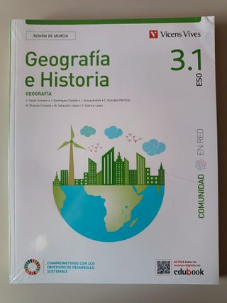 Libro SIN ESTRENAR Geografía e Historia 3 ESO