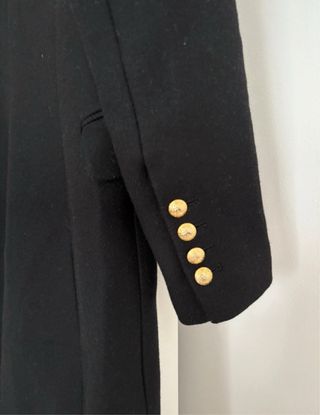 Abrigo Lana Zara Manteco Talla S