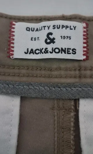 Pantalón Chino JACK&JONES Beige Hombre