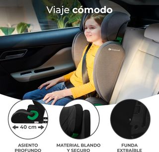 kk Kinderkraft JUNIOR FIX Silla coche Isofix, I-SI