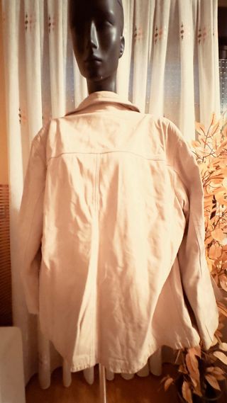 Chaqueta piel color camel