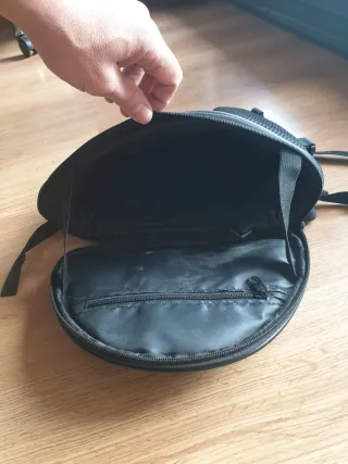 Bolsa Asiento Trasero Moto Negra