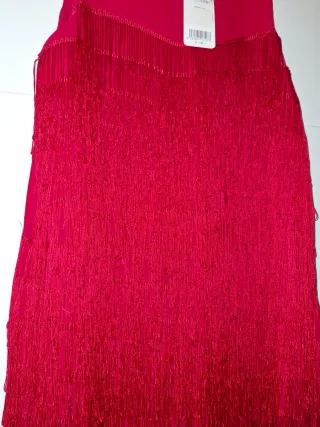 Vestido Mango de flecos