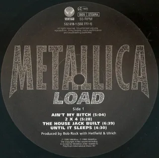 2 LP 33 Metallica - Load