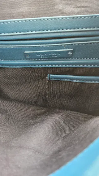 Mochila Zara Piel Azul