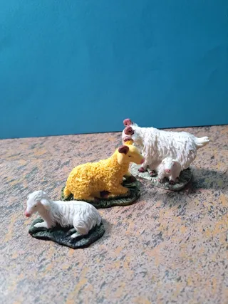 Figura Belén Pastor y Ovejas