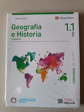 Libro SIN ESTRENAR Geografía e Historia 3 ESO