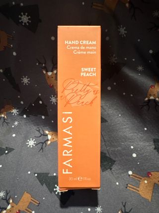 Crema de manos Farmasi Sweet Peach 30ml