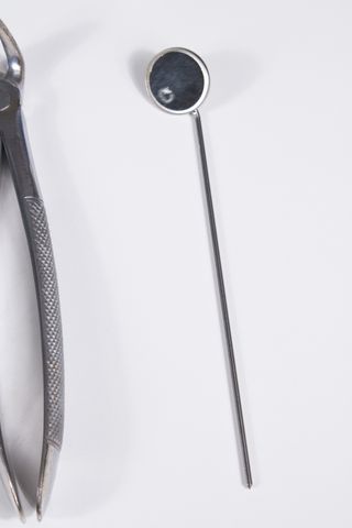 Set strumenti odontoiatrici vintage da collezione