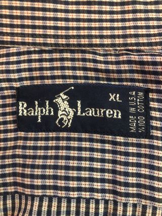Camisa Ralph Lauren cuadros azul
